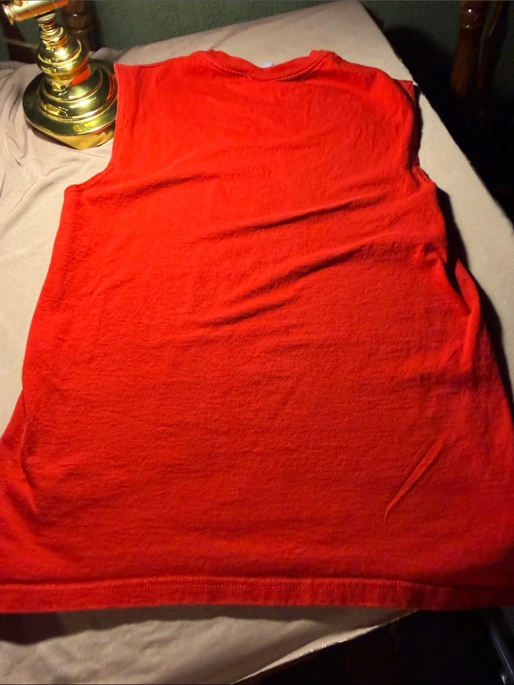 Sonoma Red Sleeveless Graphic Tank with Patriotic Surfboard